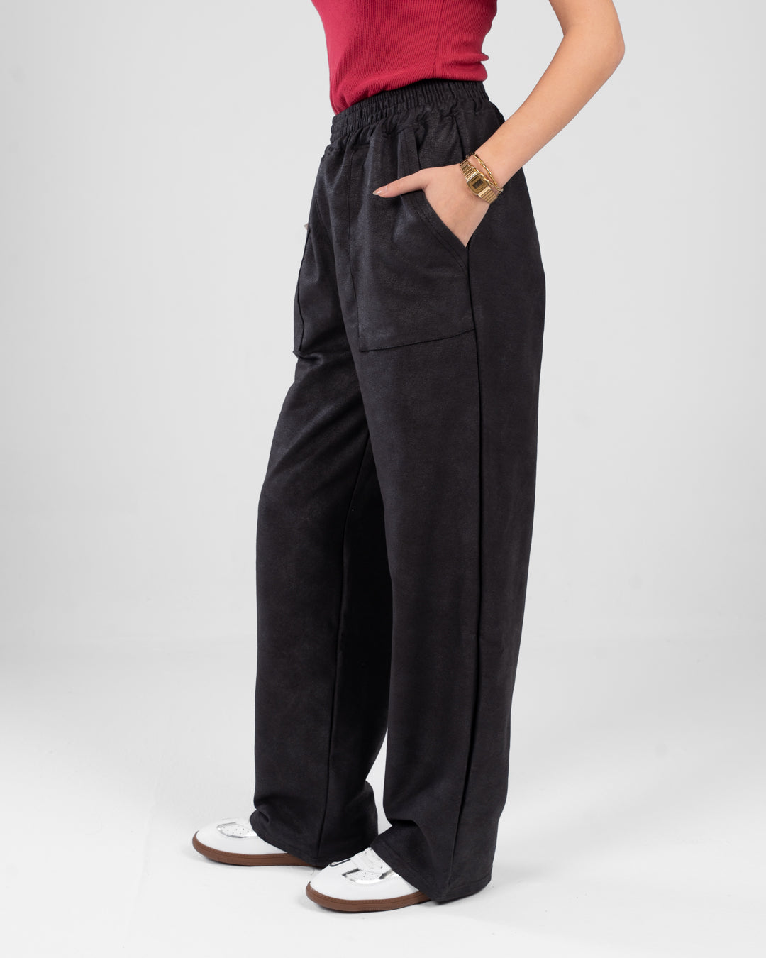 Women Casual Plain Pants