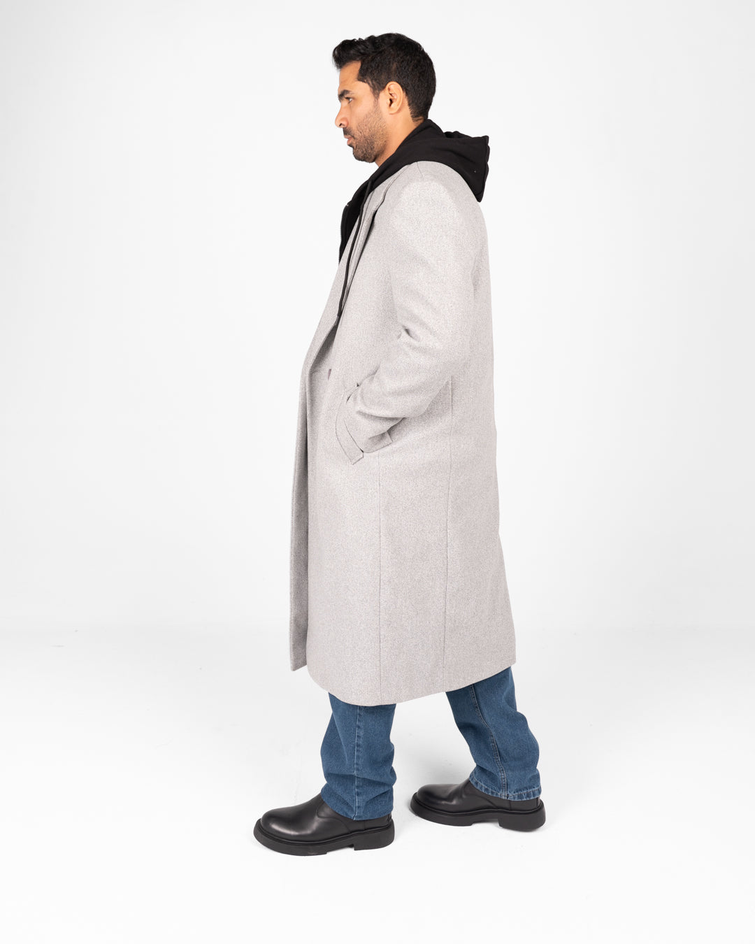 معطف طويل للرجال
