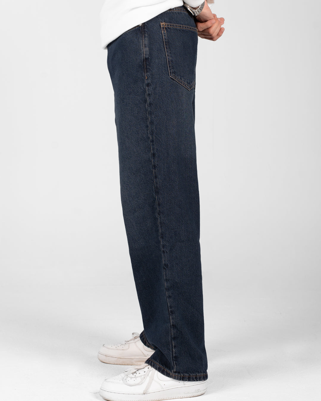 بنطلون جينز رجالي فضفاض