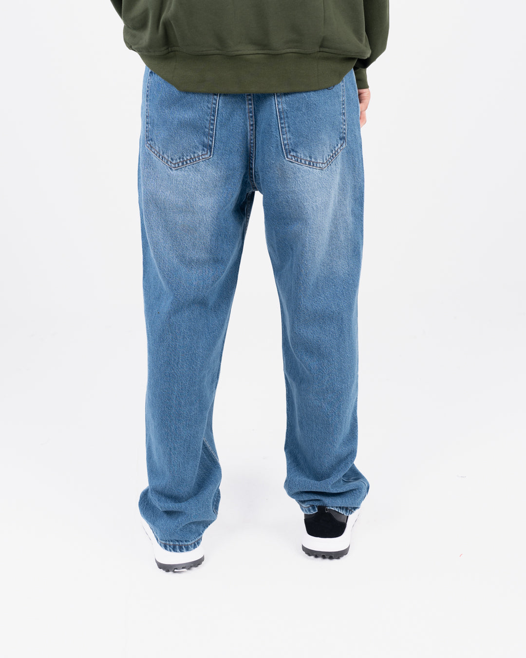 بنطلون جينز رجالي فضفاض