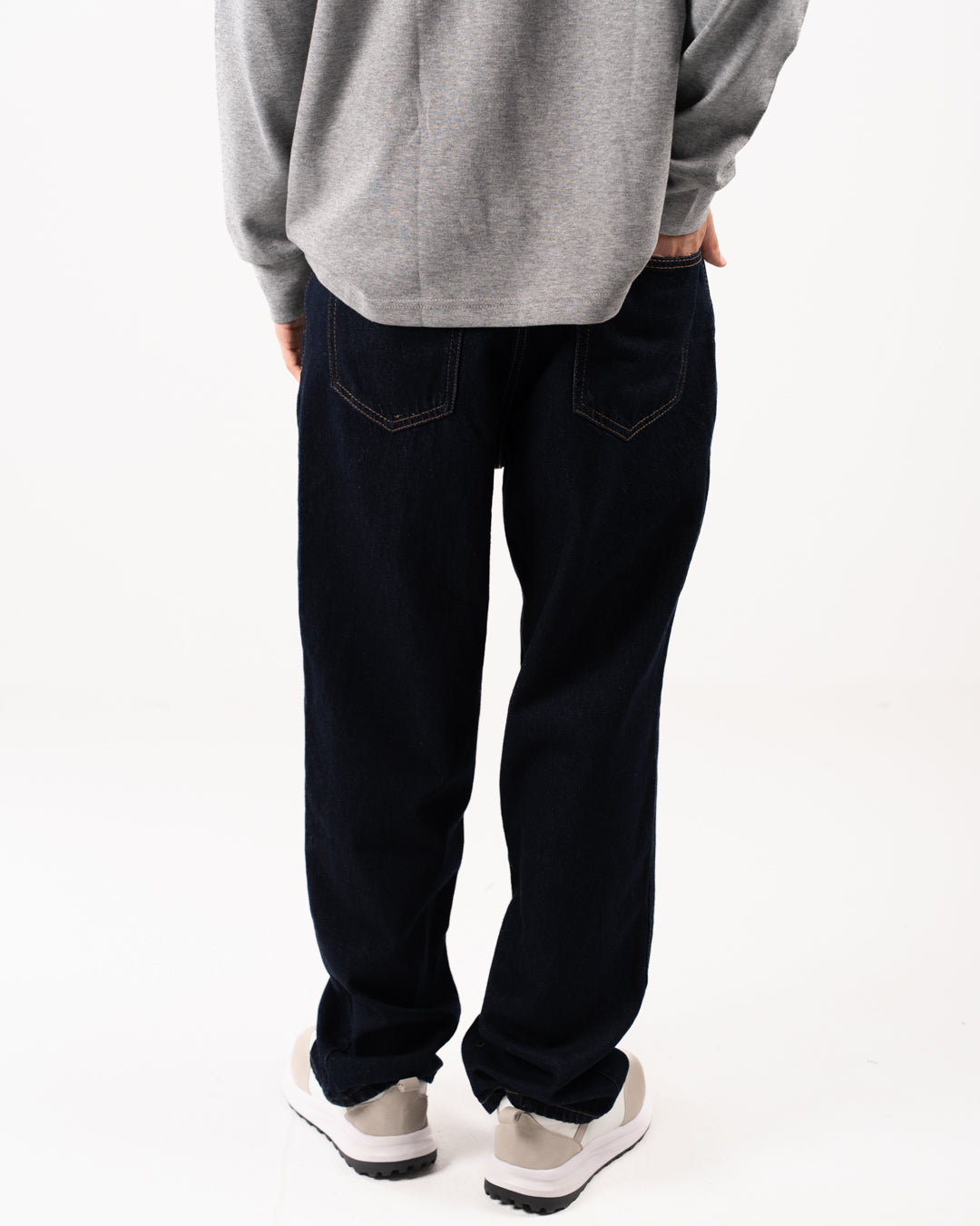 بنطلون جينز رجالي فضفاض