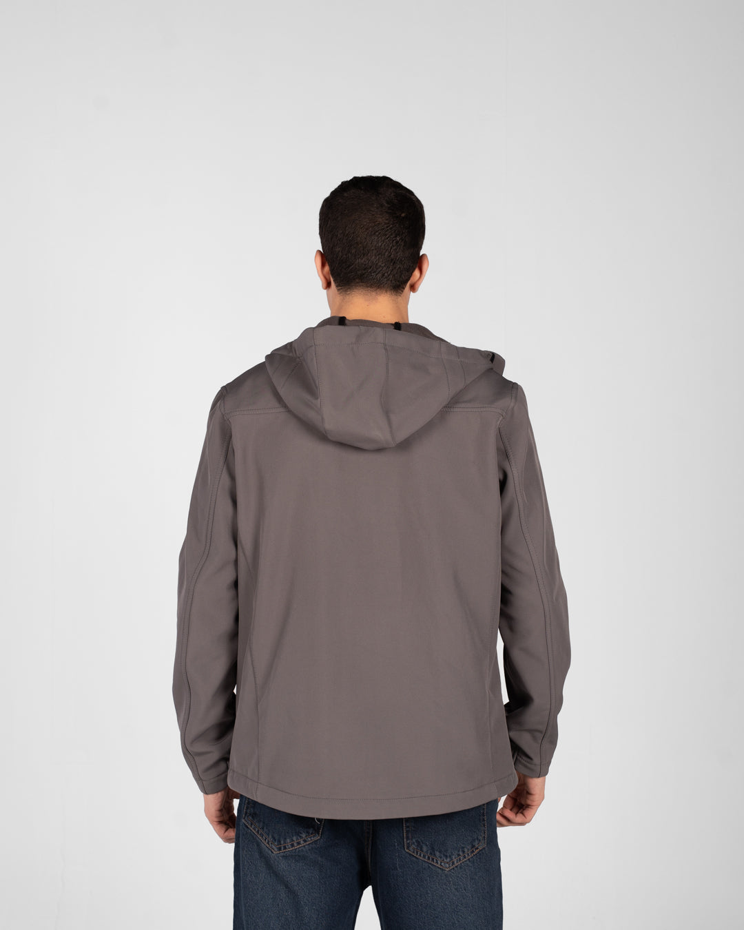 جاكيت رجالي سادة بسحاب