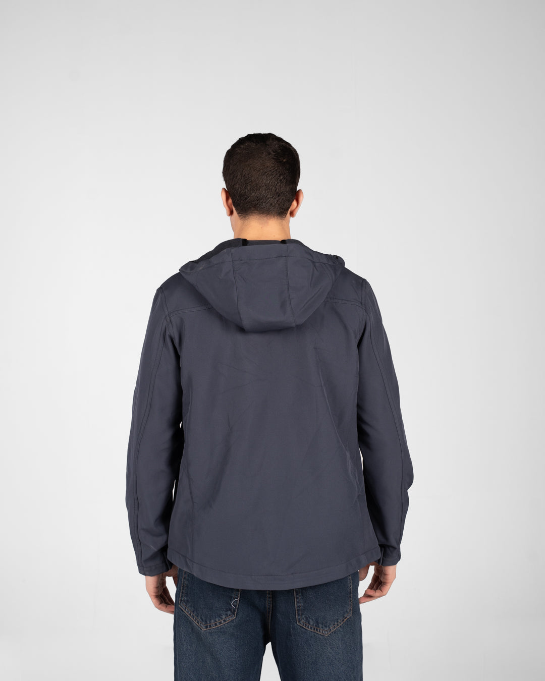 جاكيت رجالي سادة بسحاب