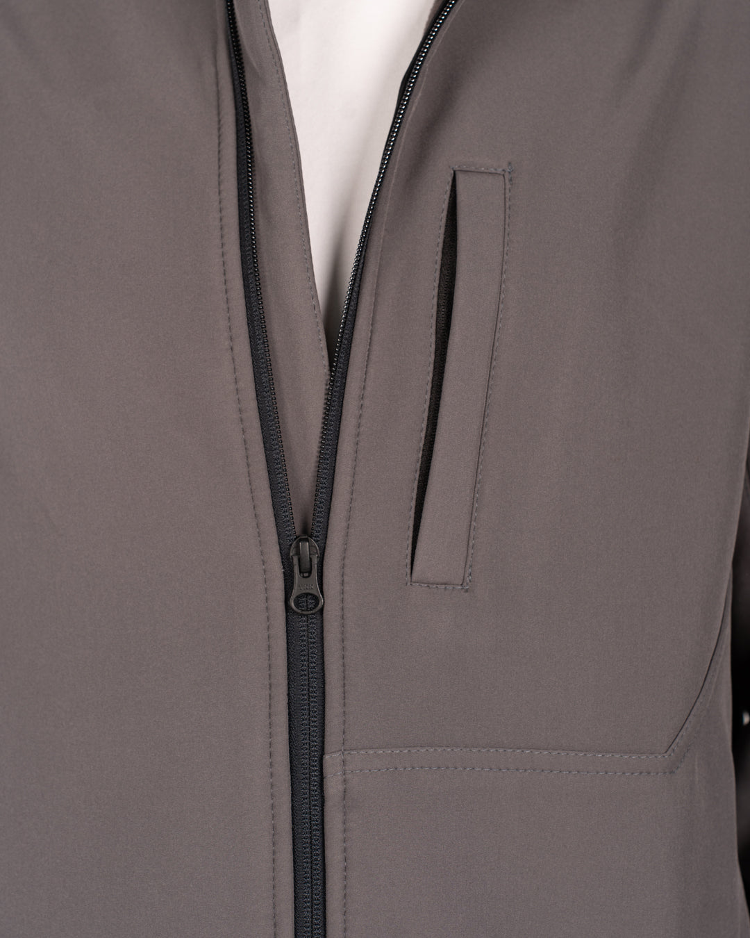 جاكيت رجالي سادة بسحاب