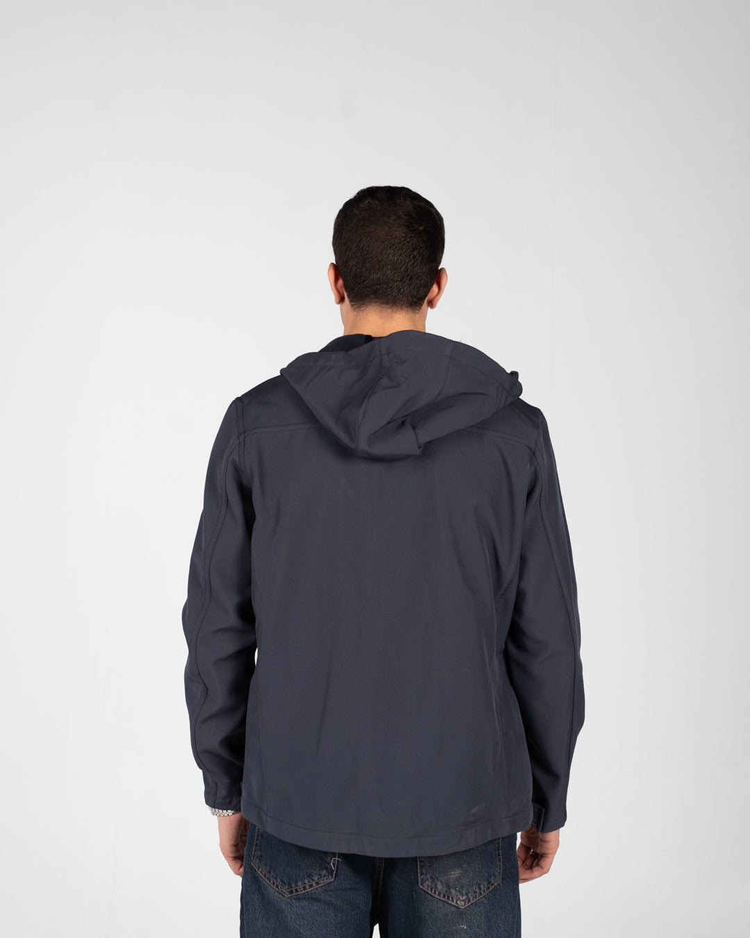 جاكيت رجالي سادة بسحاب