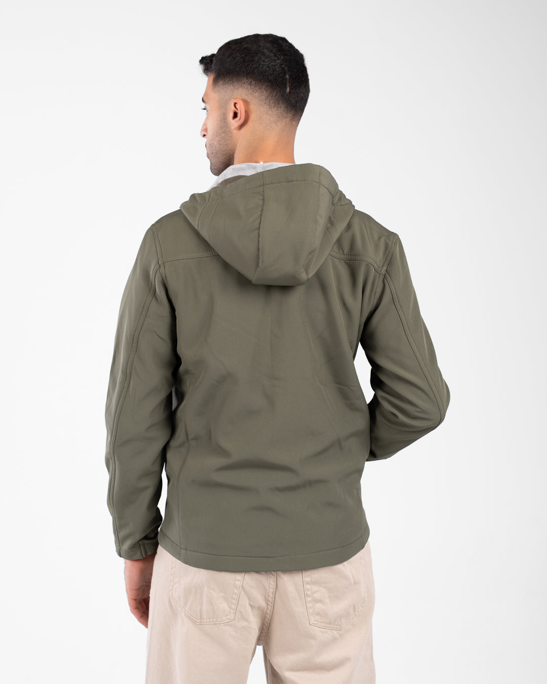 جاكيت رجالي سادة بسحاب