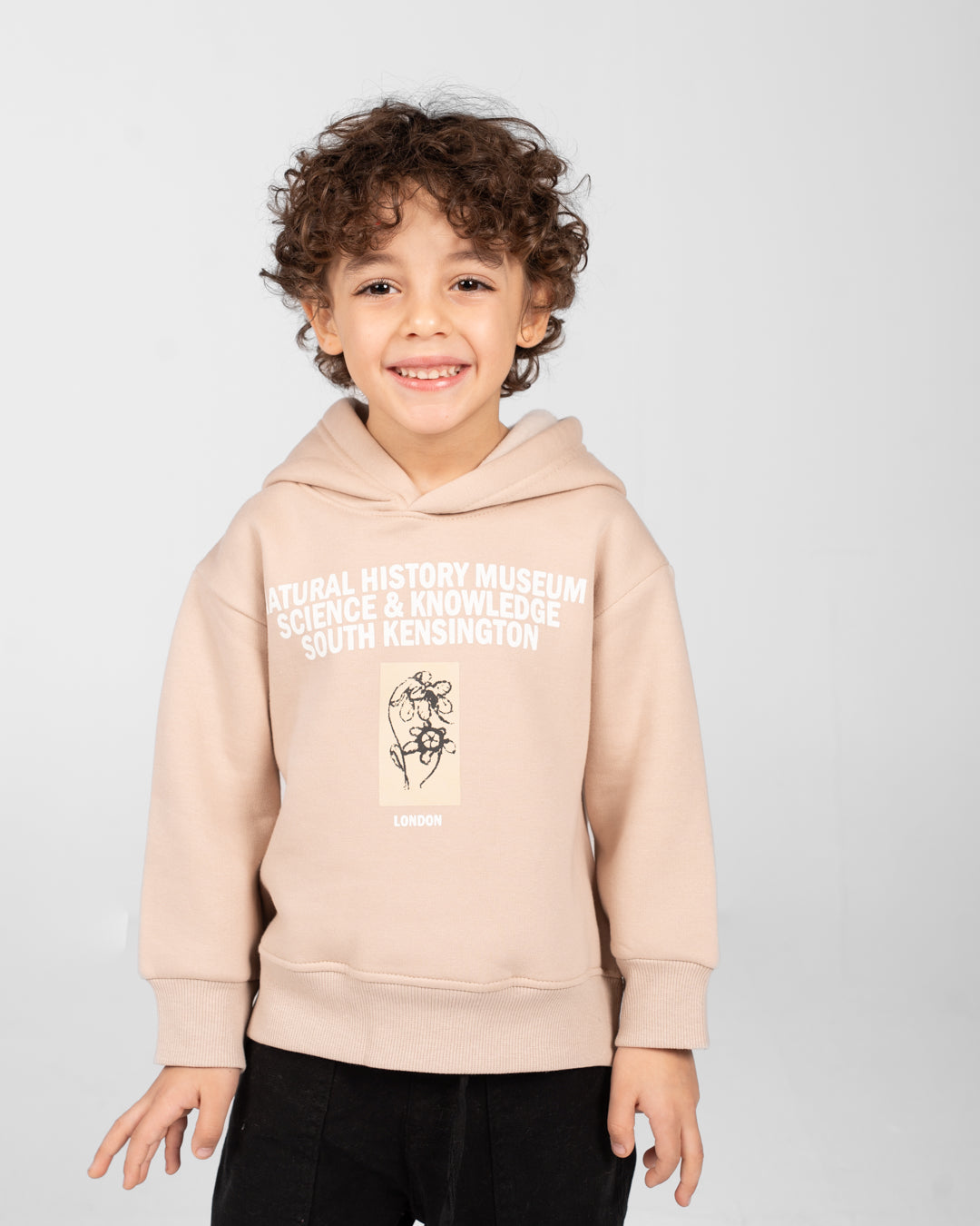 Boys Hoodied Printed Sweatshirt