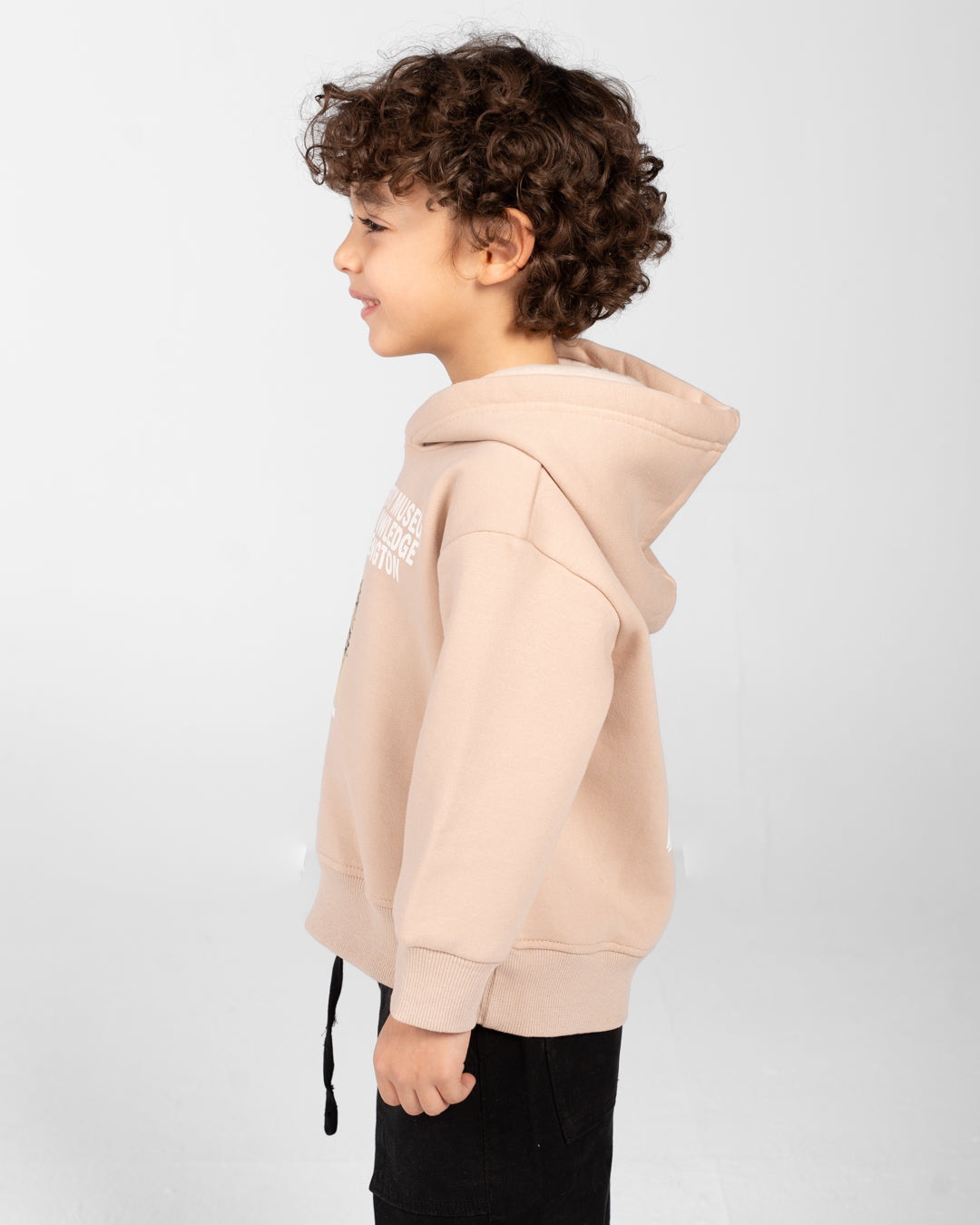 Boys Hoodied Printed Sweatshirt