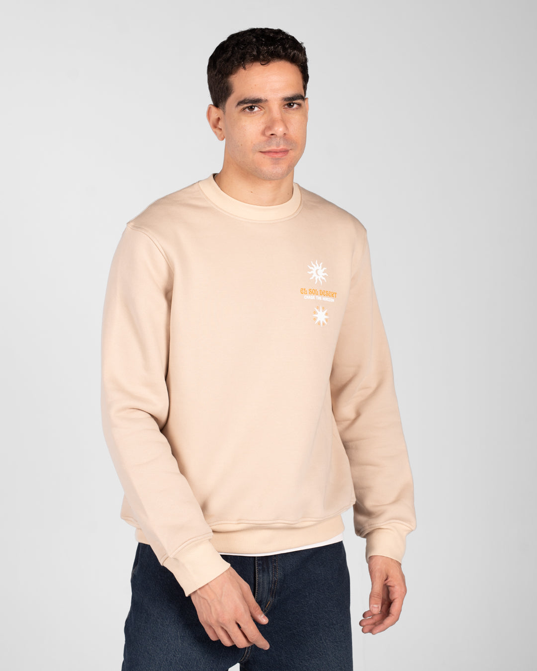 Men Double Printed Sweatshirt