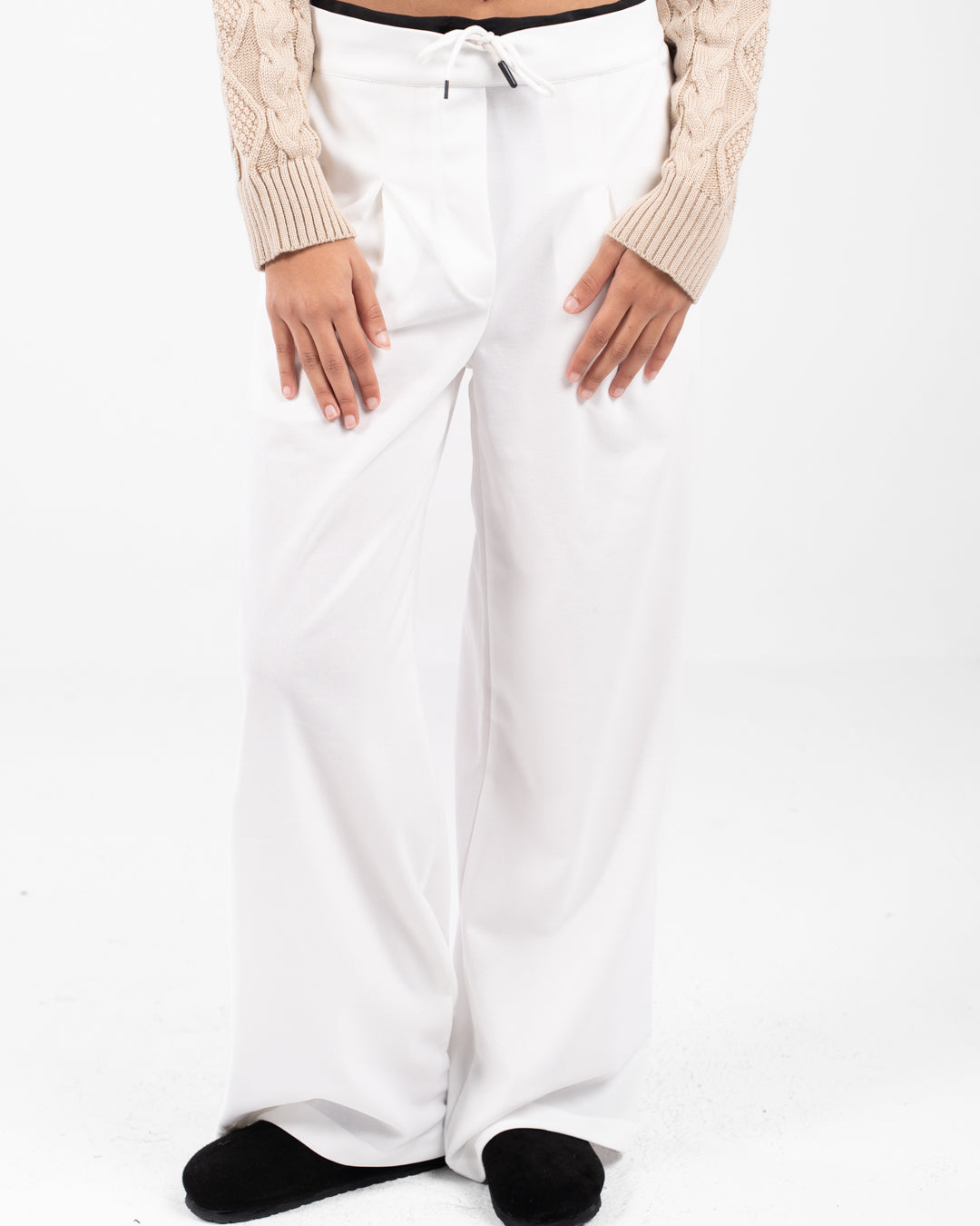 Women Plain Wide Leg Pants