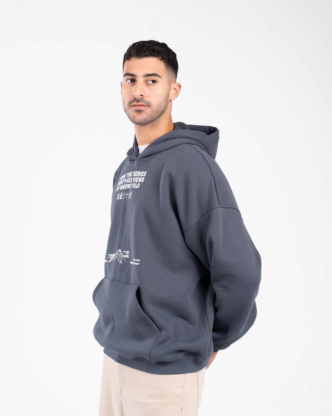 Men Front & Back Printed Sweatshirt