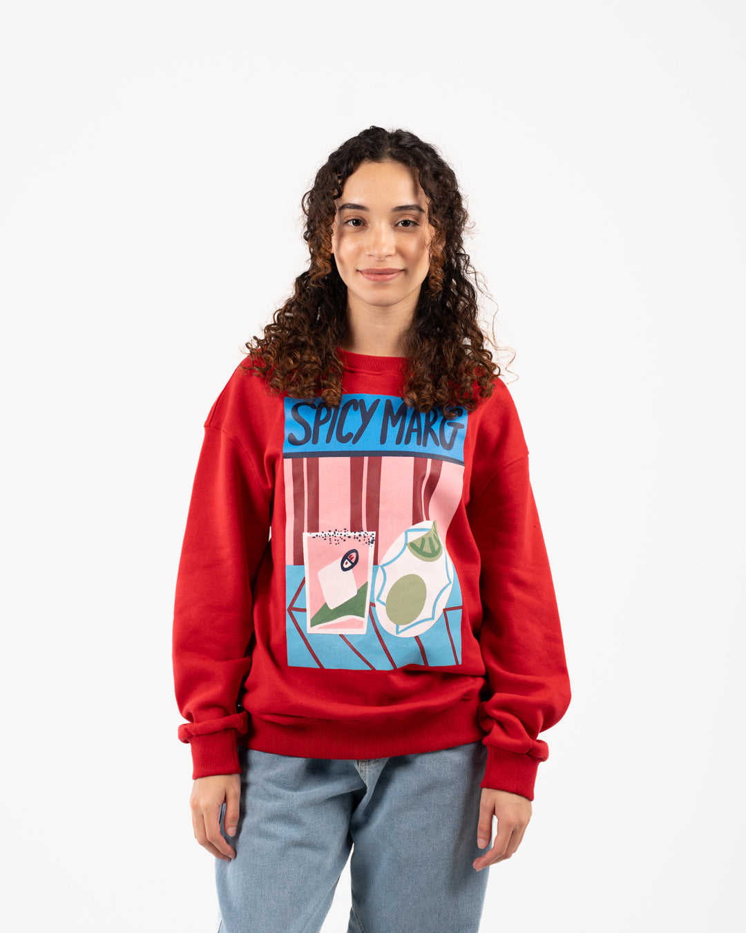 سويت شيرت نسائي مطبوع