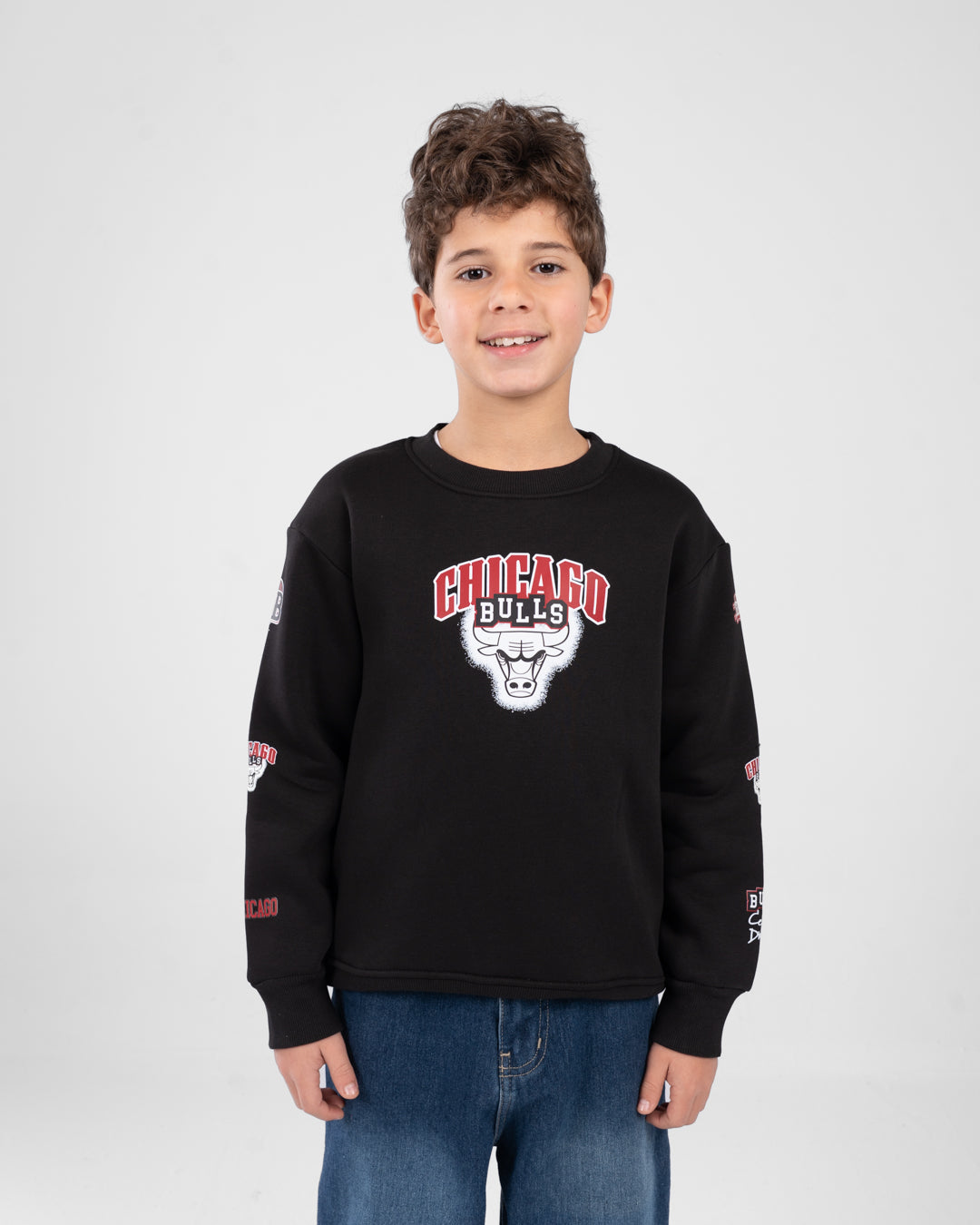 Boys Printed Crewneck Sweatshirt