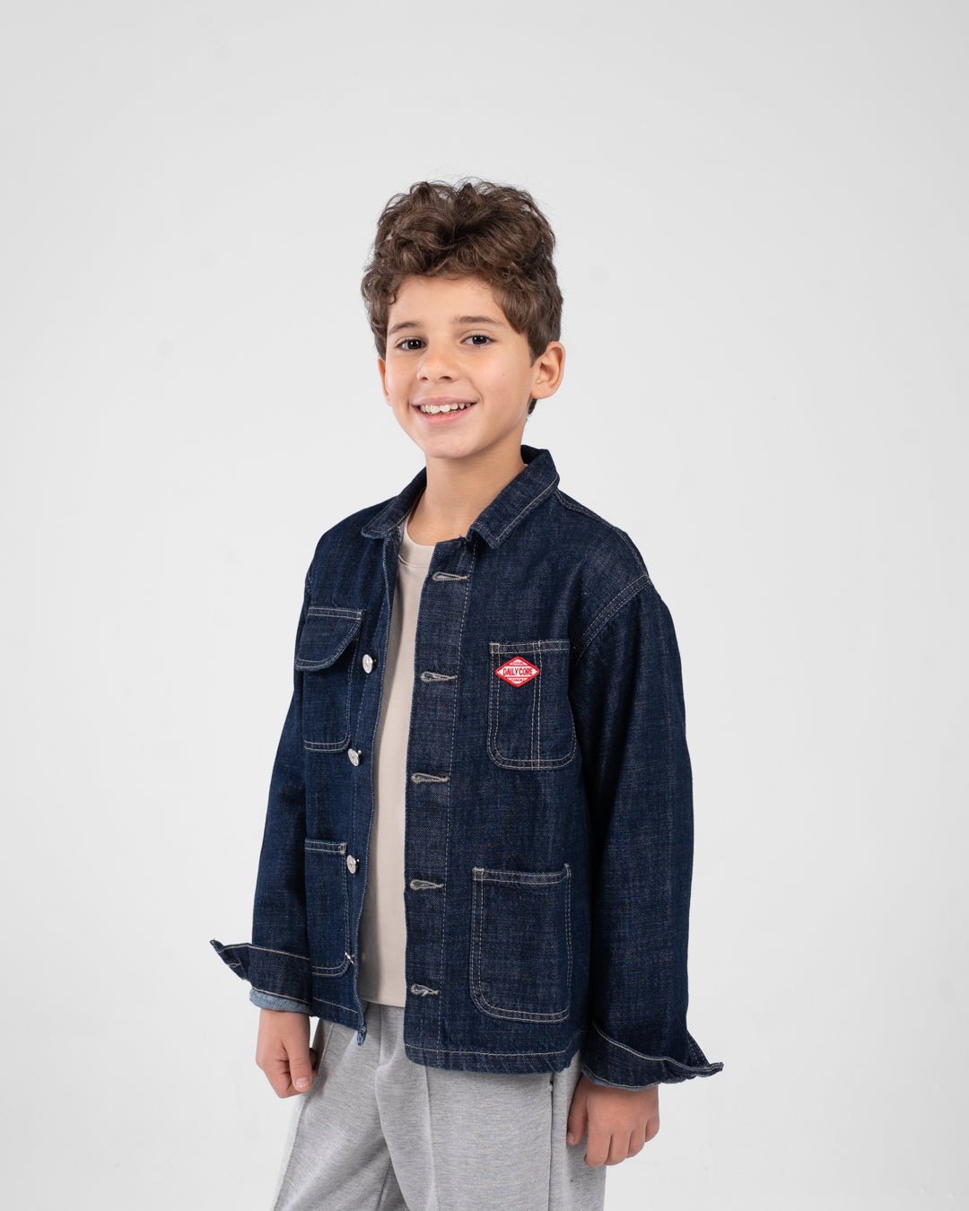 Boys Buttoned Jeans Jacket