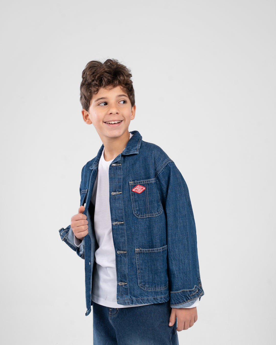 Boys Buttoned Jeans Jacket