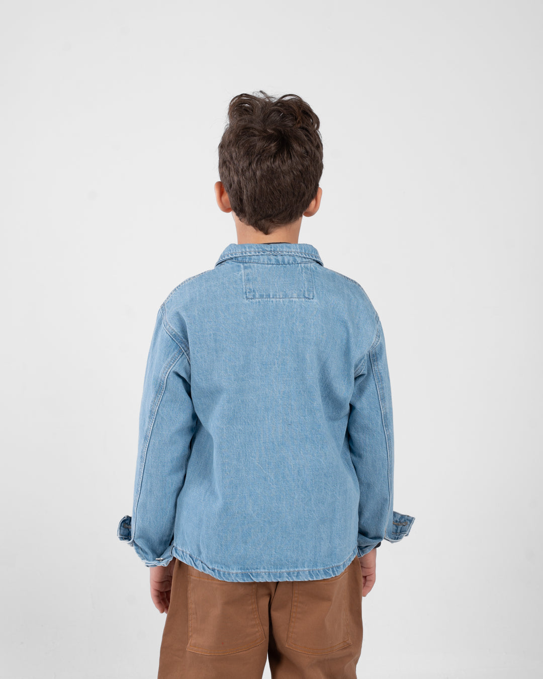Boys Buttoned Jeans Jacket