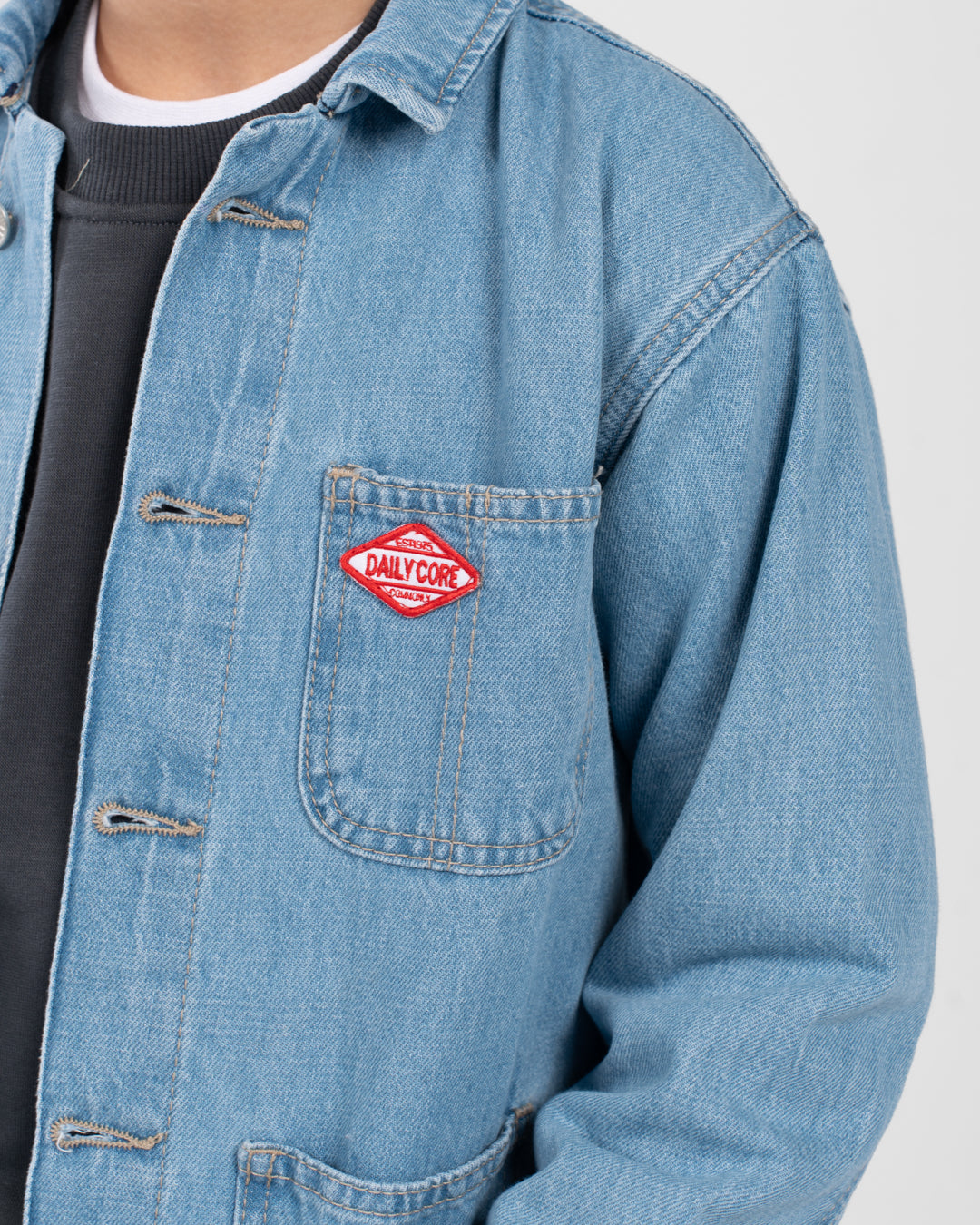 Boys Buttoned Jeans Jacket