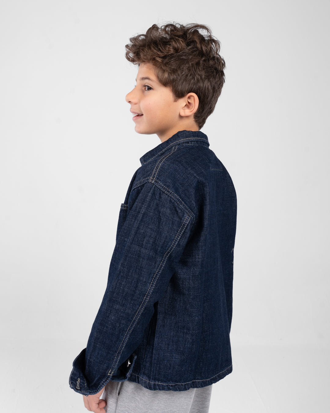 Boys Buttoned Jeans Jacket