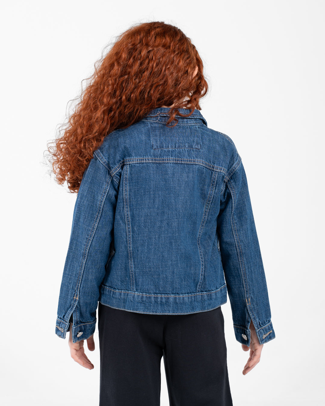 Girls Jeans Jacket With Pocket