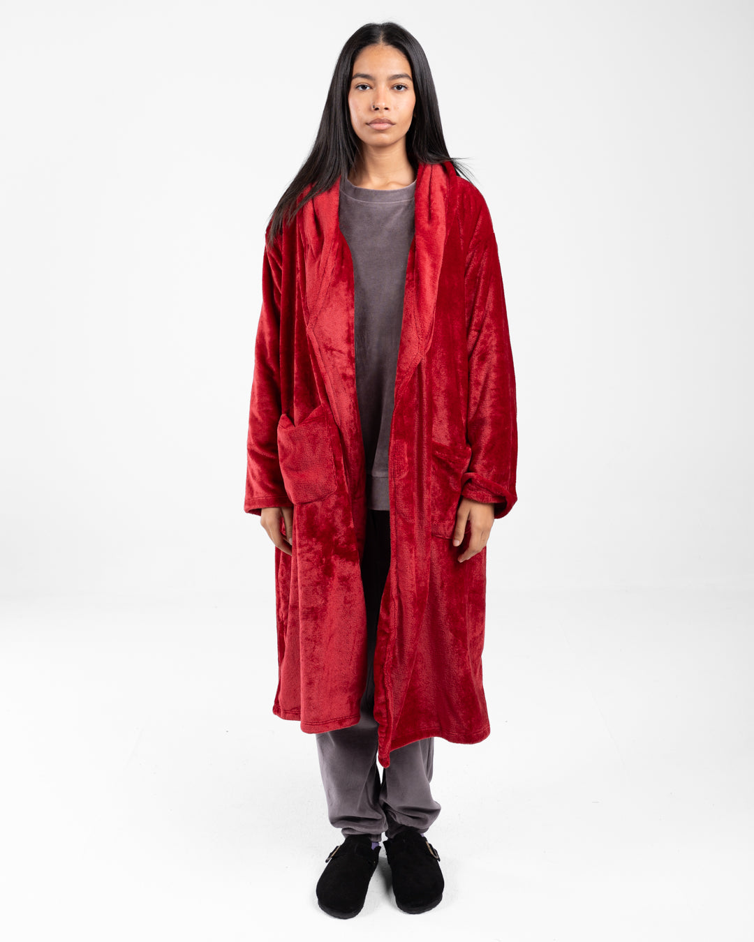 Women Hoodied Robe