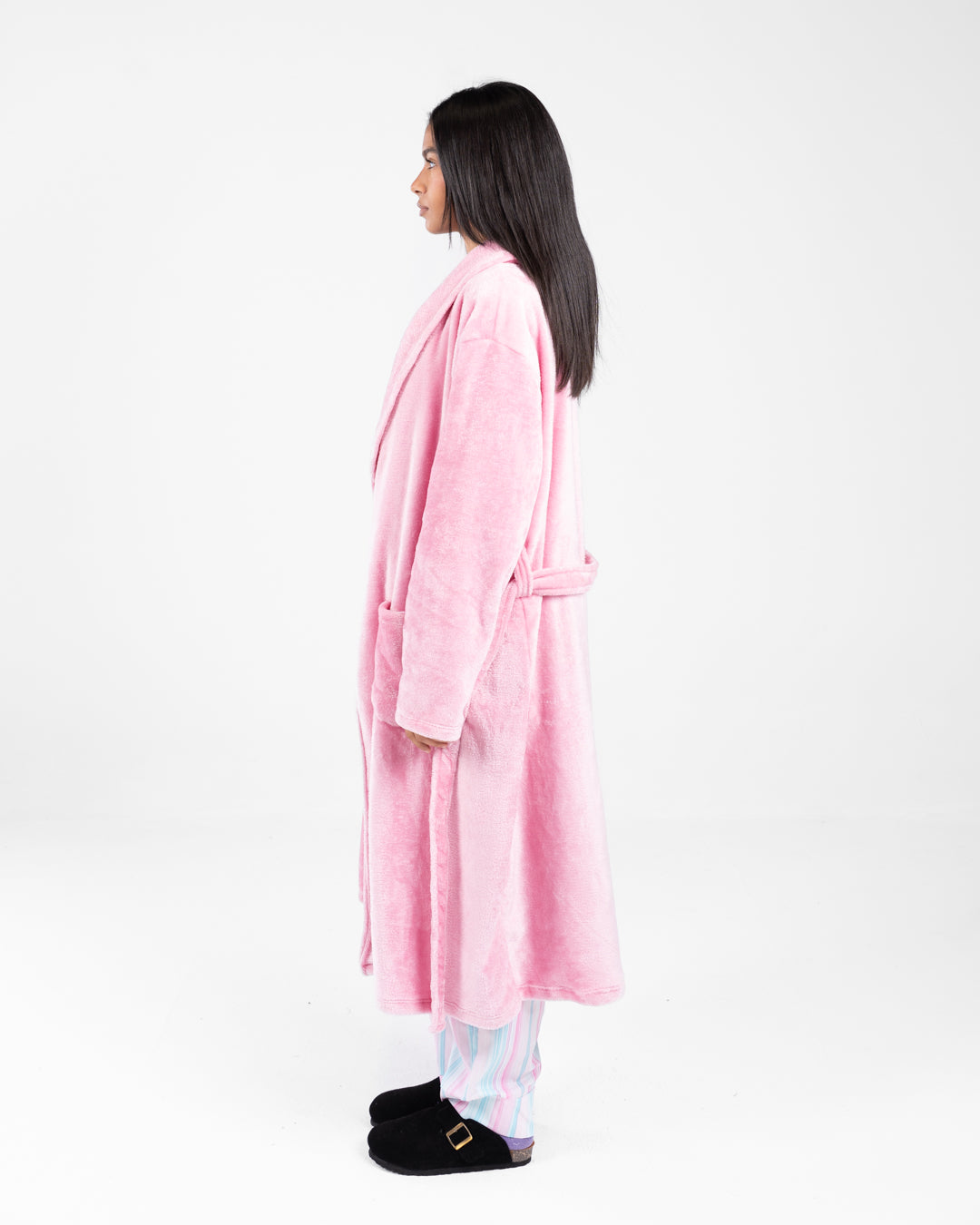 Women Hoodied Robe