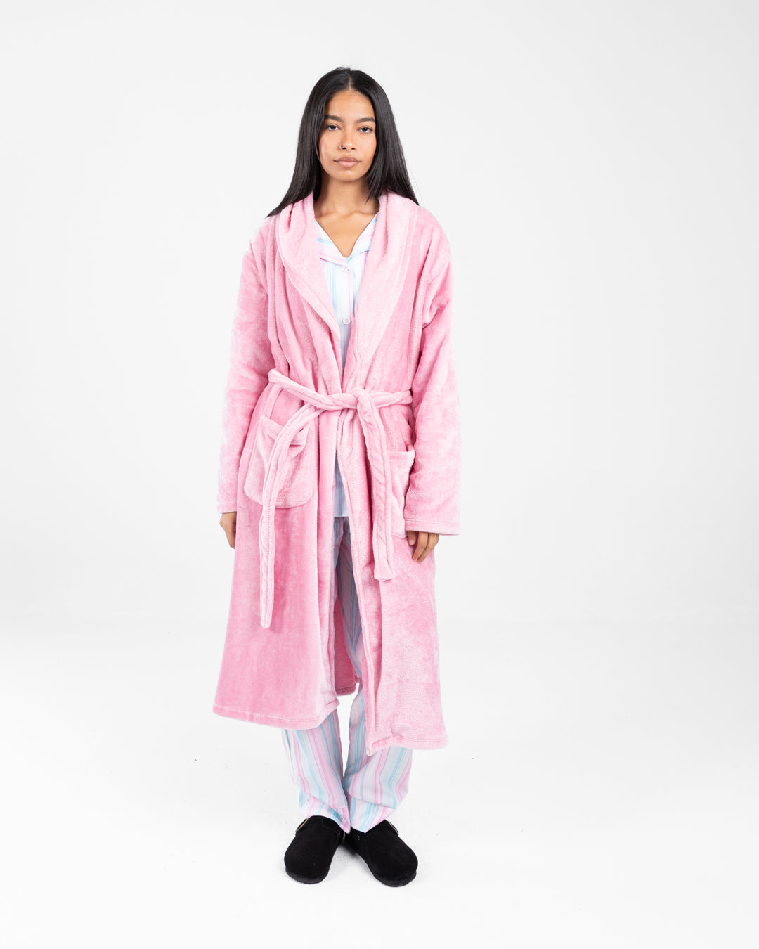 Women Hoodied Robe