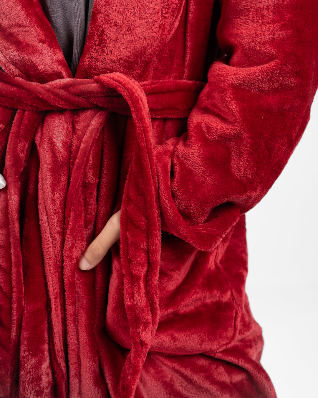 Women Hoodied Robe