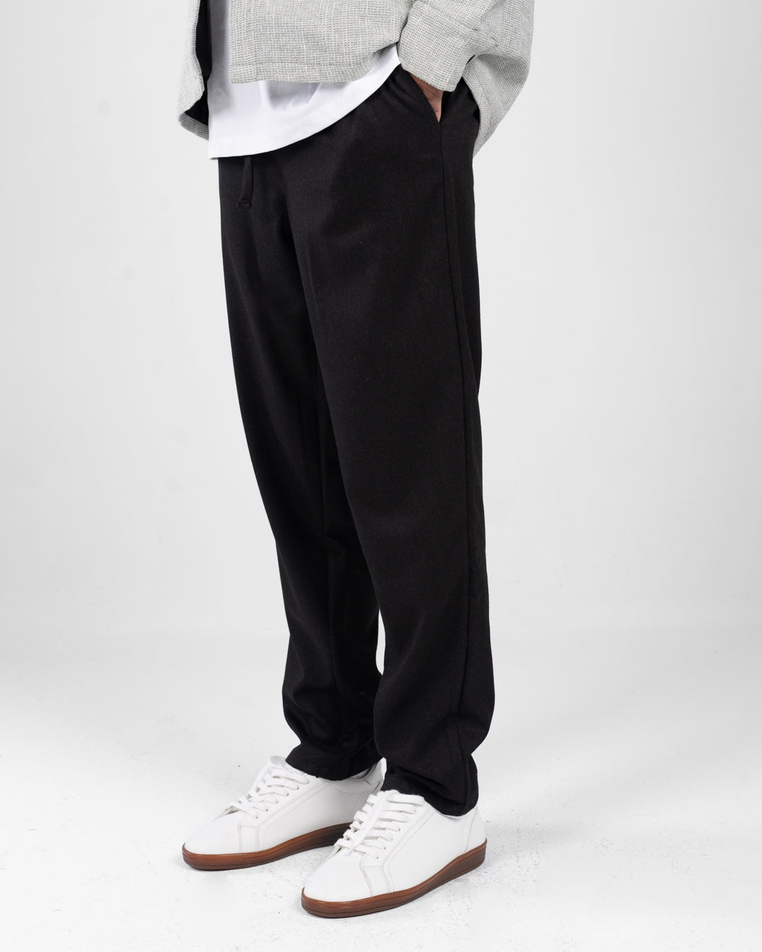 Men Pants Elastic Waist