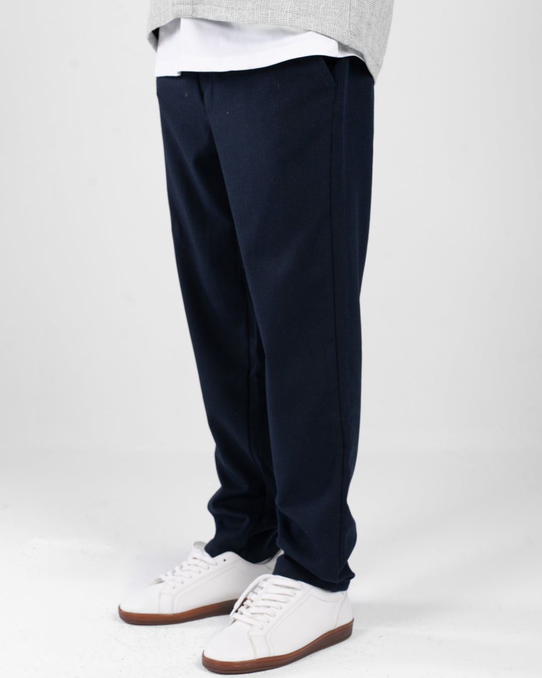 Men Pants Elastic Waist