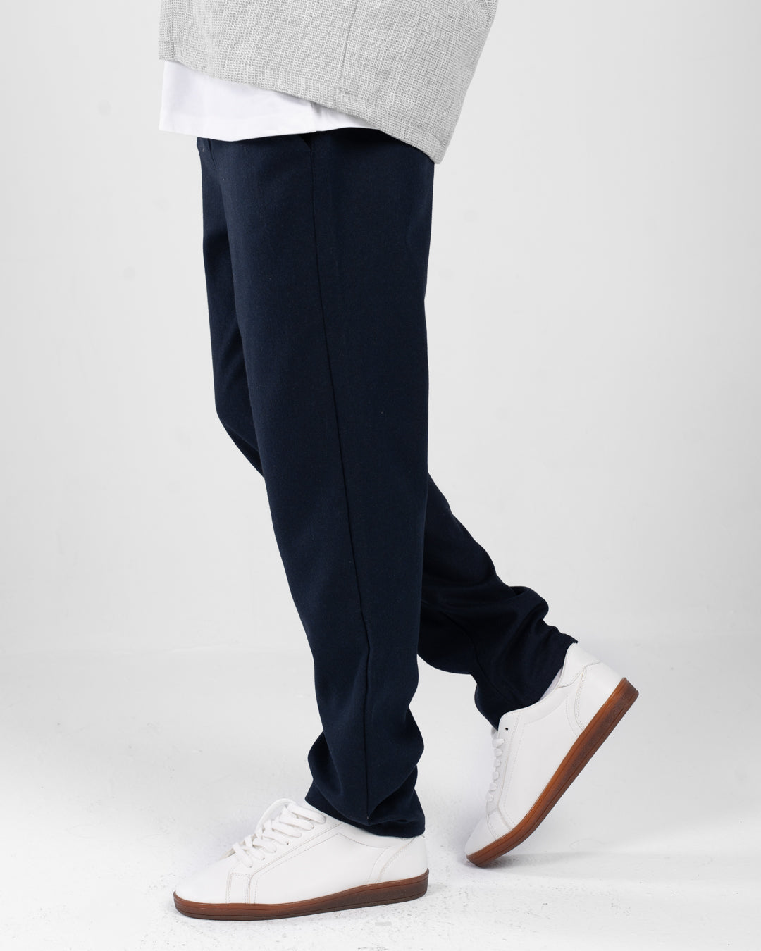 Men Pants Elastic Waist