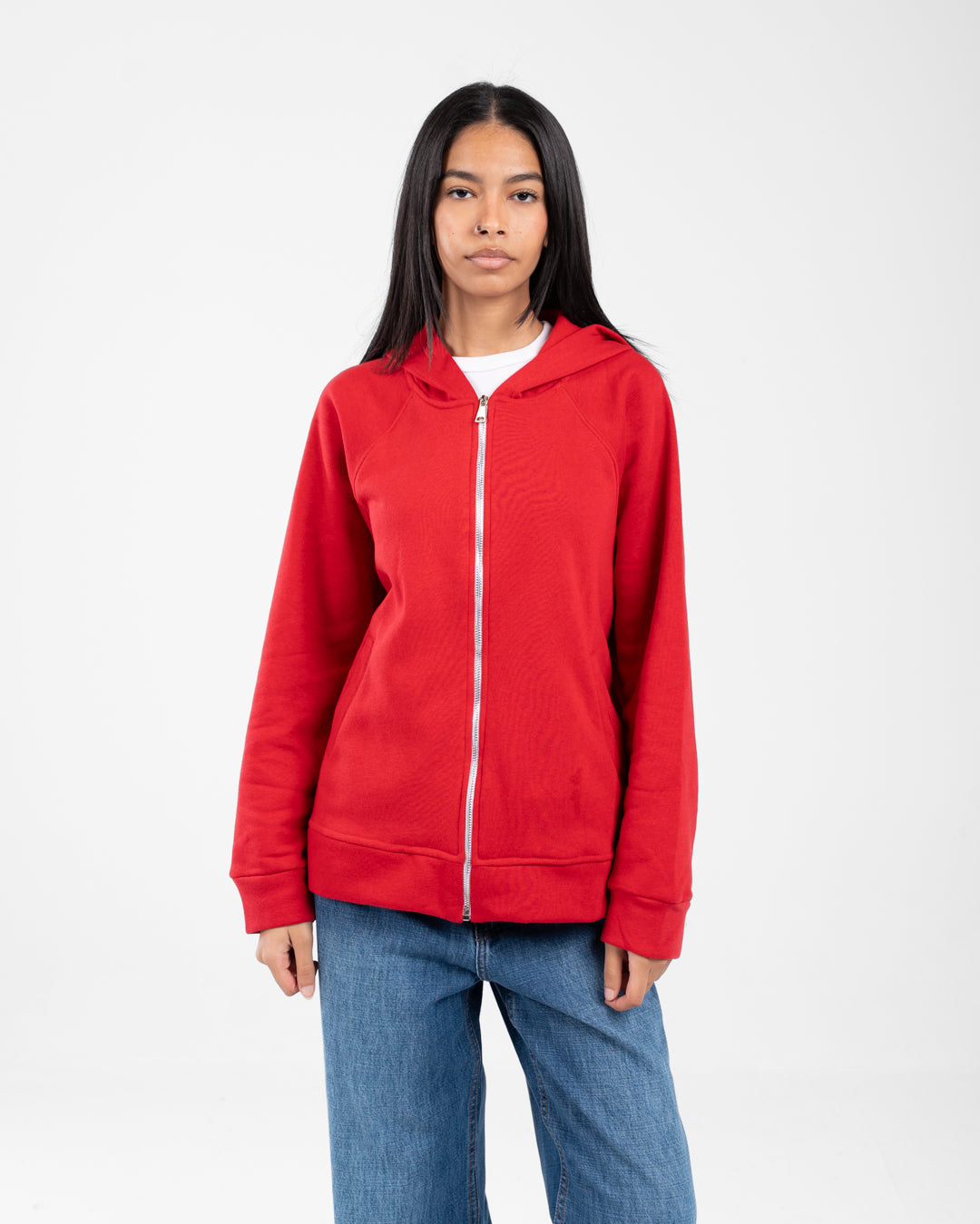 Women Hoodied and Zippered Sweatshirt