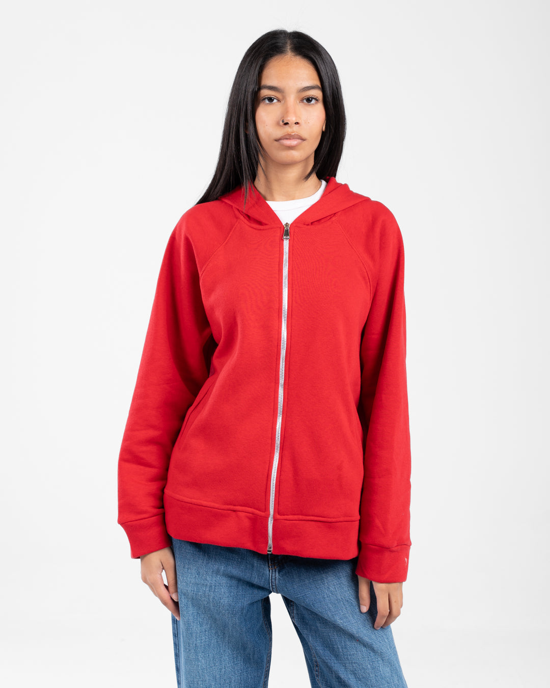 Women Hoodied and Zippered Sweatshirt