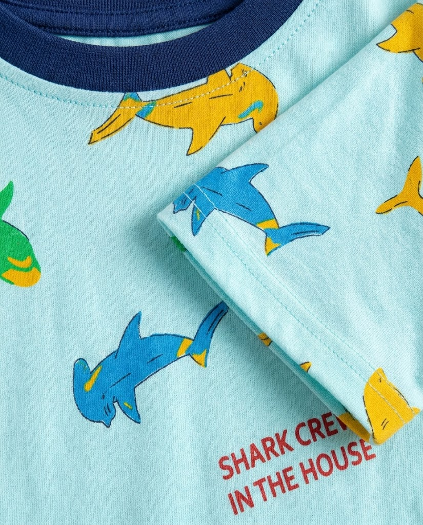 PRINTED SHORT SLEEVES TOP & SHORT