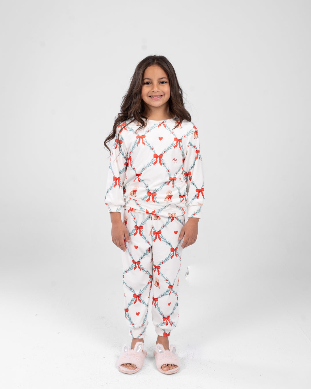 Girls Printed Long Sleeves Pyjama