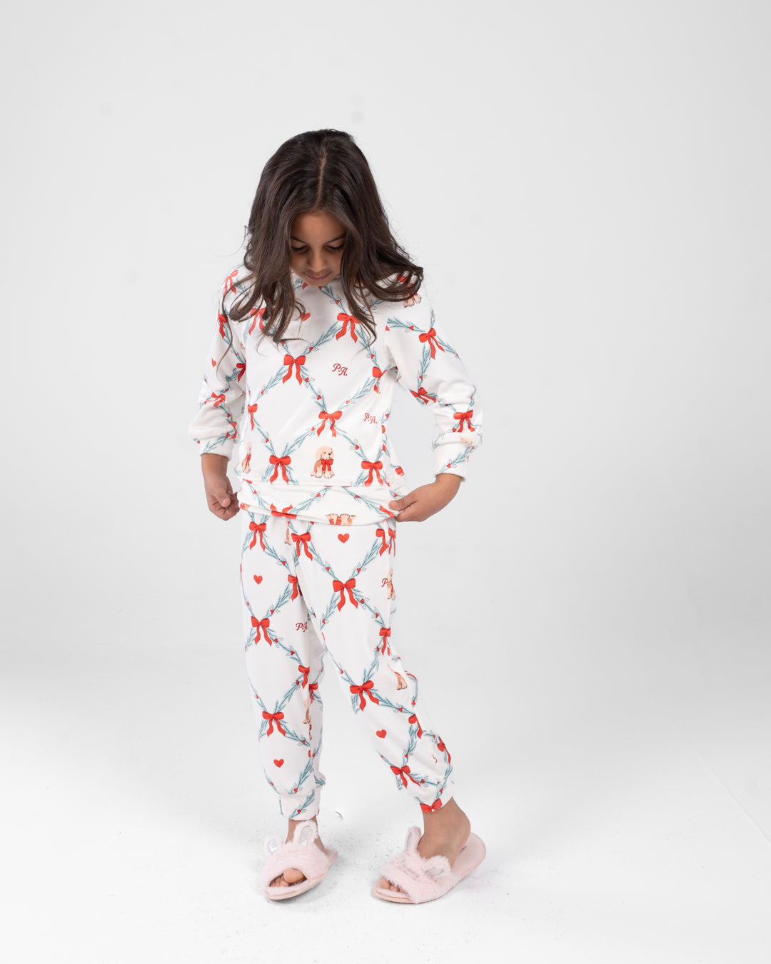 Girls Printed Long Sleeves Pyjama