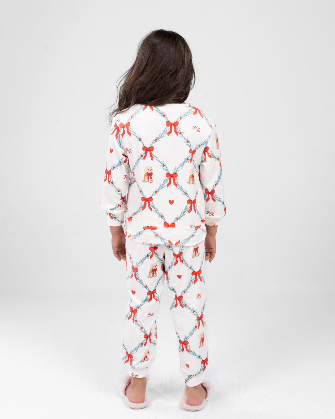 Girls Printed Long Sleeves Pyjama