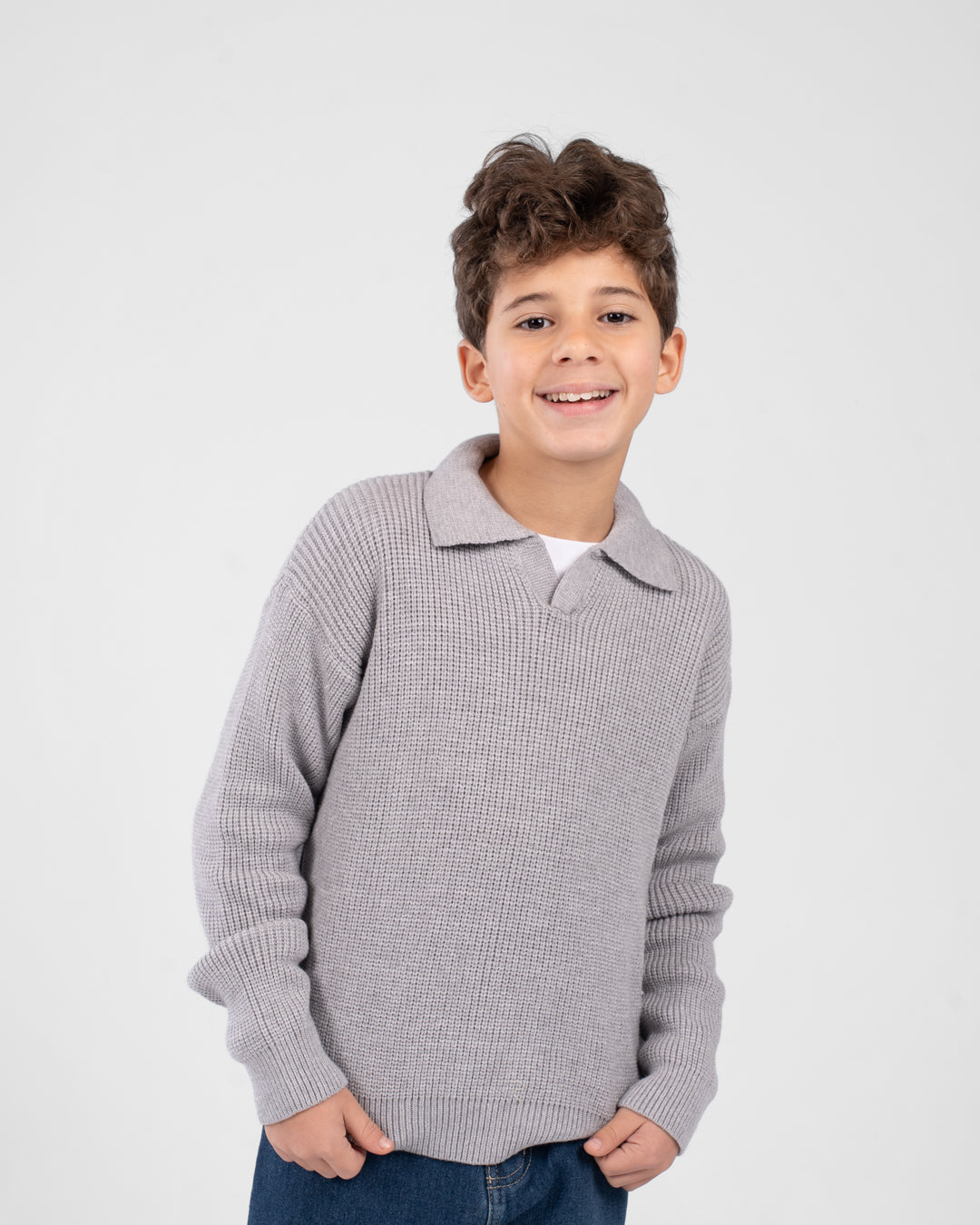 Boys Plain Pullover