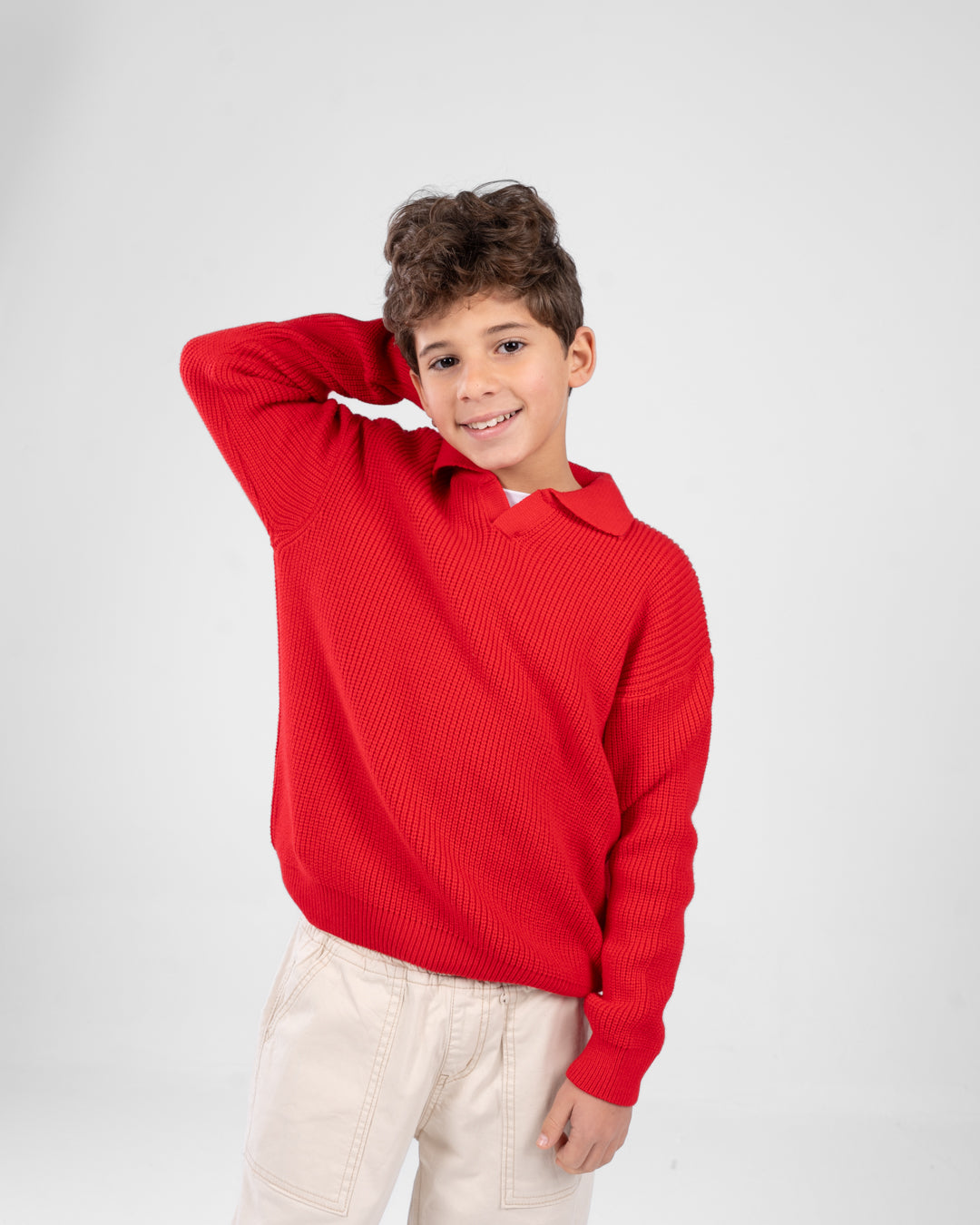 Boys Plain Pullover