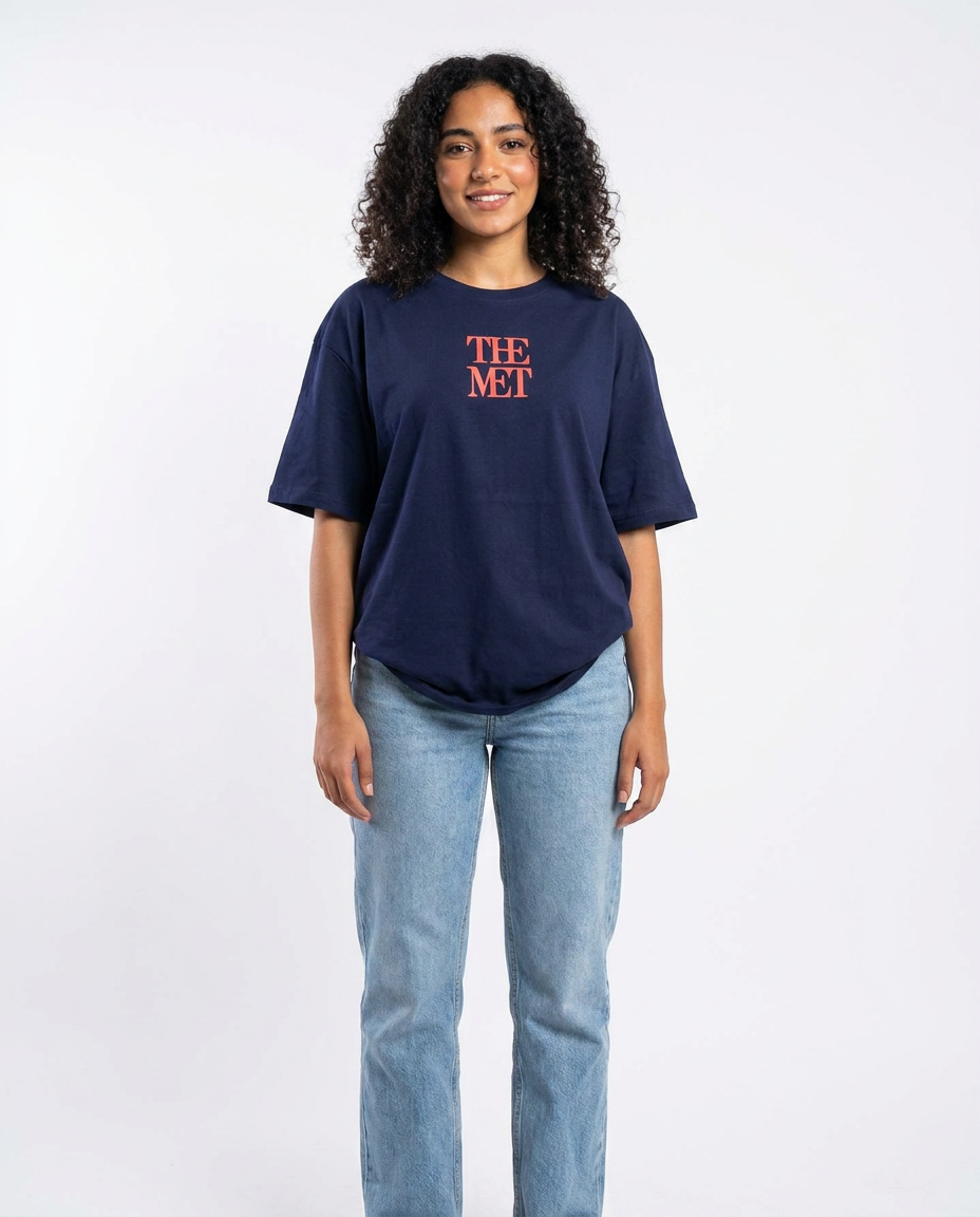 Women Printed Half Sleeves Oversize T-shirt