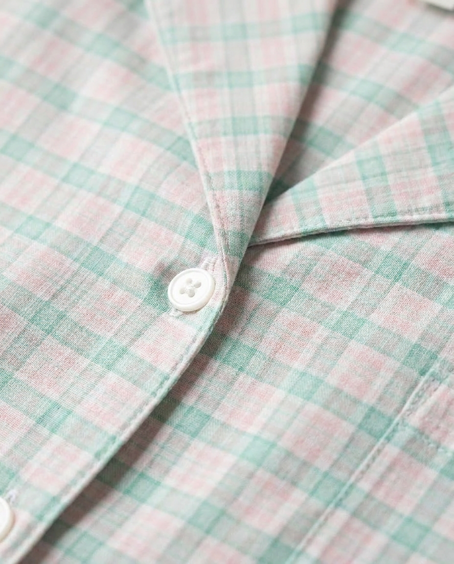 Women Half Sleeves & Short Pyjama W/ Buttons