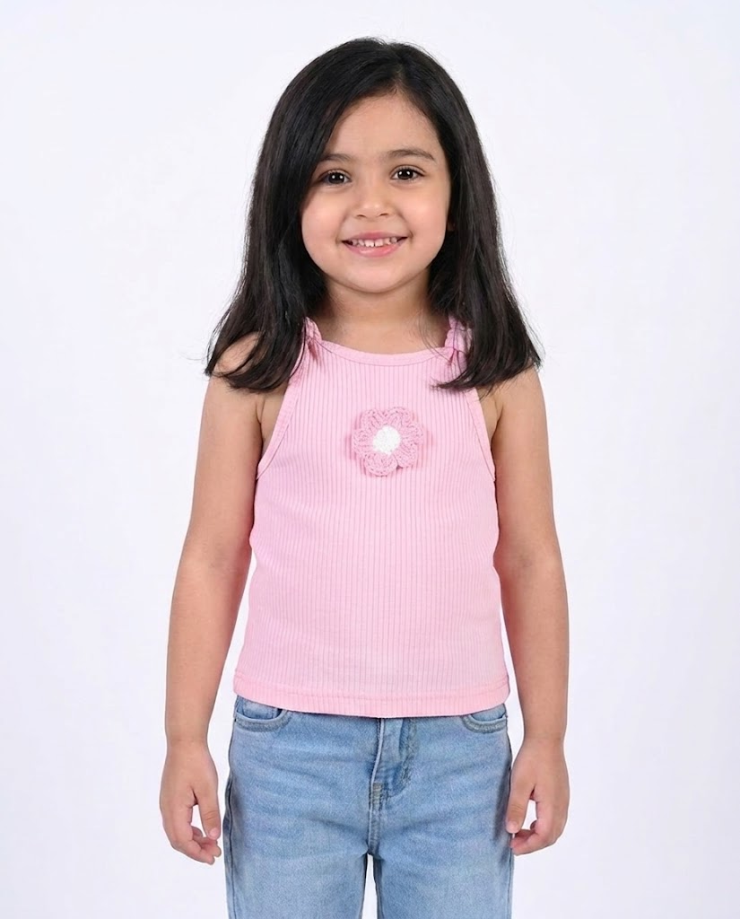 Girls Sleevless T-shirt