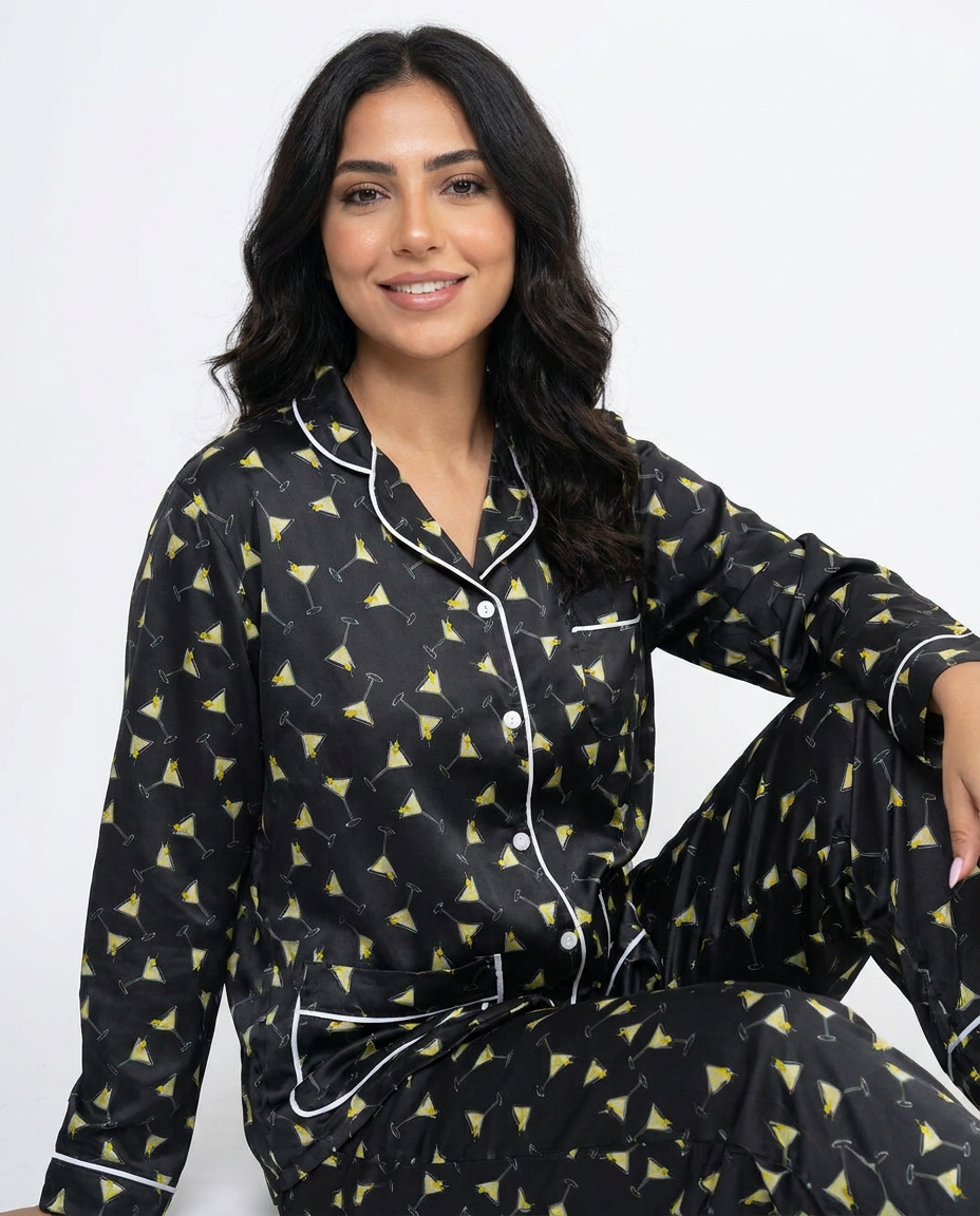 Women Satin Pyjama