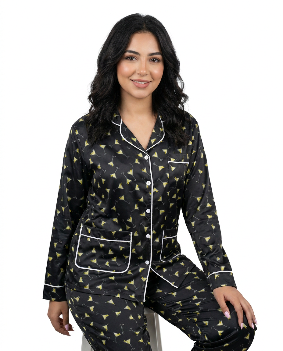 Women Satin Pyjama