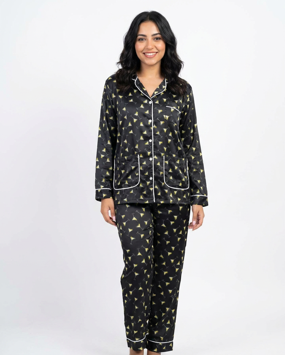 Women Satin Pyjama