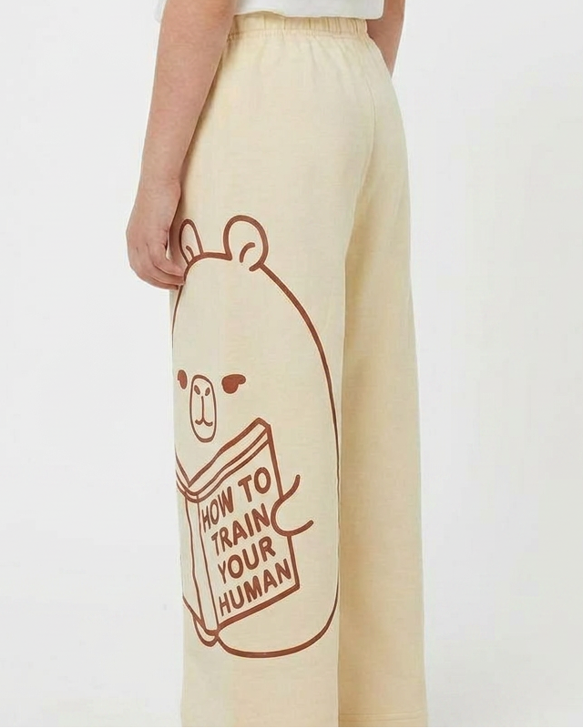 Girls Printed Wide Leg Pant
