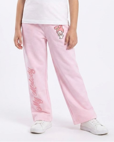 Girls Printed My Melody Wide Leg Pant