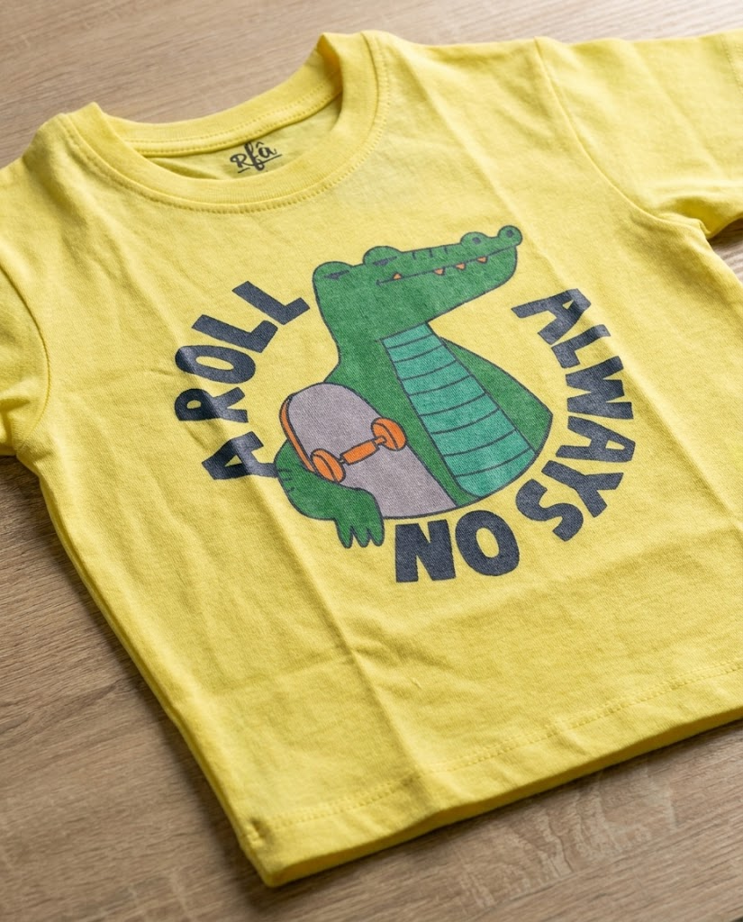 Boys Printed Always On A Roll Half Sleeves T-shirt