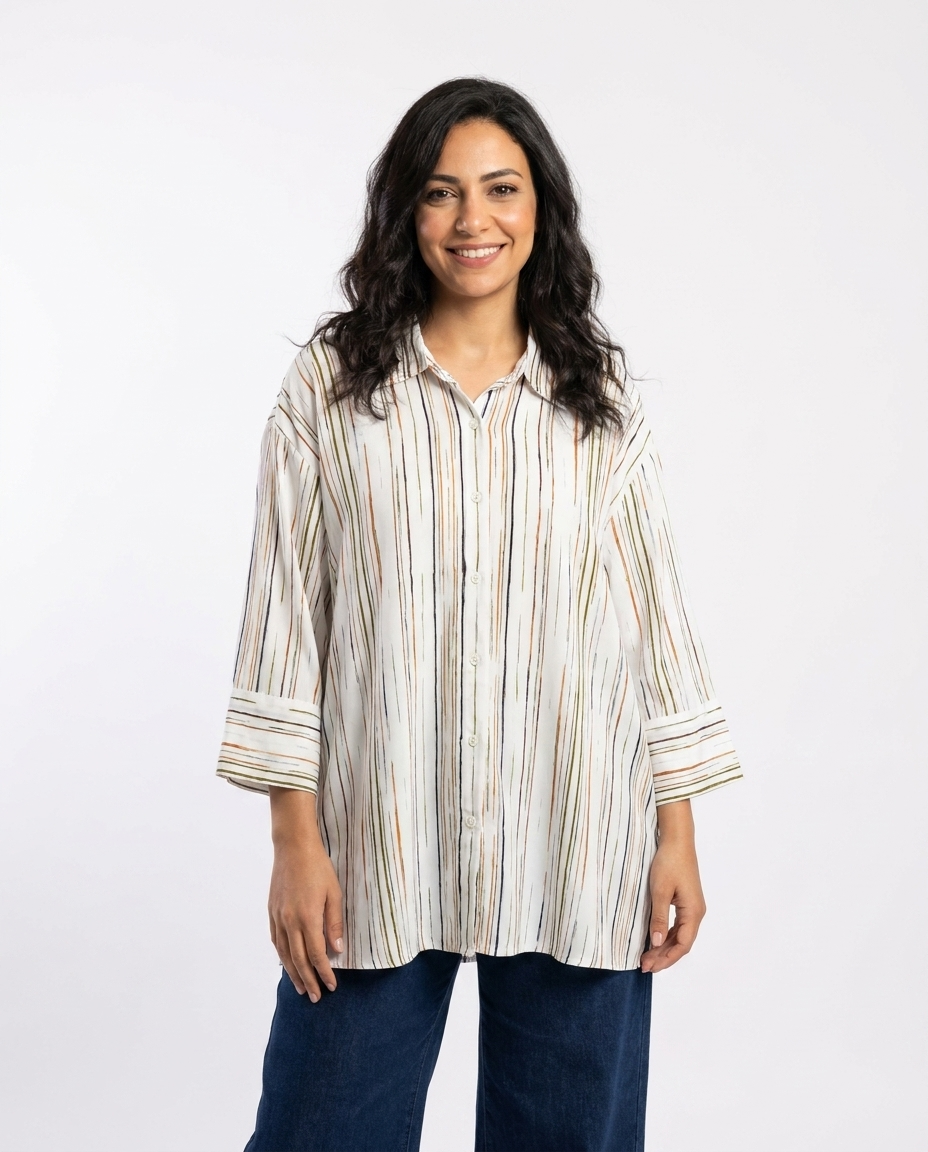 Women’s Relaxed Striped Blouse
