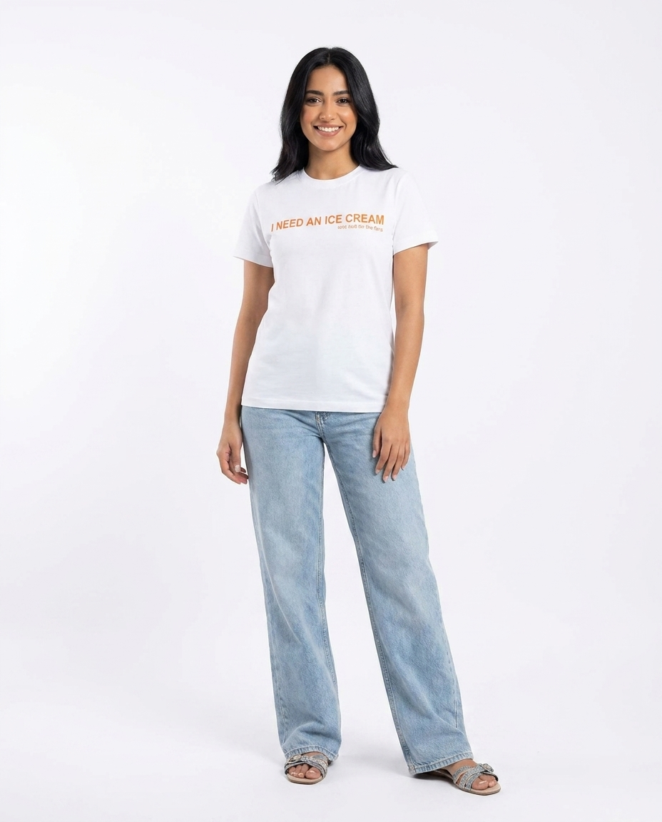 Women Printed Half Sleeves T-shirt