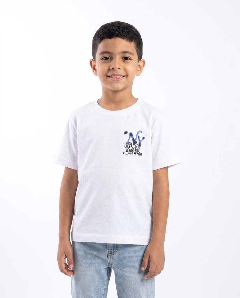 Boys Printed Fun Awaits Half Sleeves T-shirt